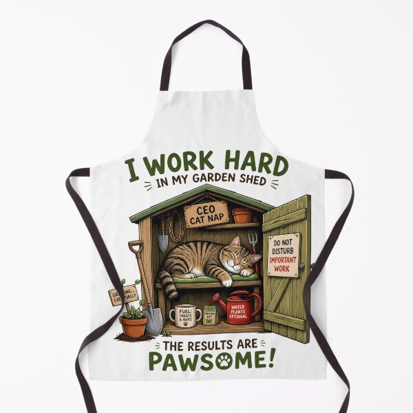 Item preview, I work hard in my shed designed and sold by Talpha.