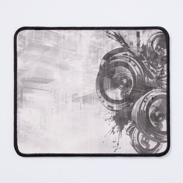 Item preview, Y2K Frutiger Metro Grunge Speaker | 2000s Retro Urban Streetwear Aesthetic Wallpaper designed and sold by Pics'Elle Creations.