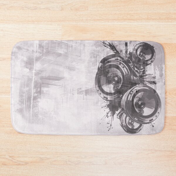 Item preview, Y2K Frutiger Metro Grunge Speaker | 2000s Retro Urban Streetwear Aesthetic Wallpaper designed and sold by Pics'Elle Creations.