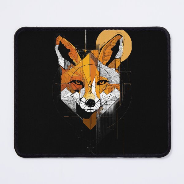 Item preview, Cyber Fox – Tech & Nature Geometric Art ⚡ designed and sold by GeoBeast.