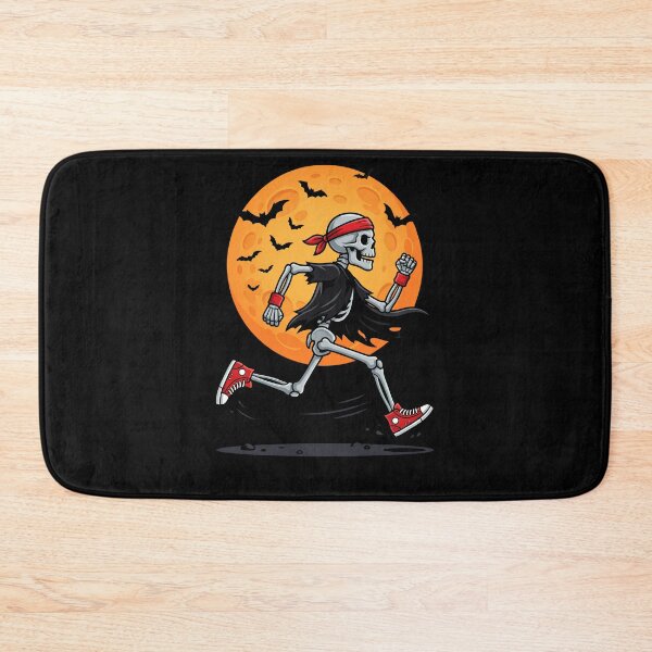 Item preview, Running Skeleton Halloween Runner  designed and sold by w66aboo.