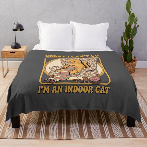Item preview, Sorry I can't go I'm an indoor cat designed and sold by TheSamuraiCat.