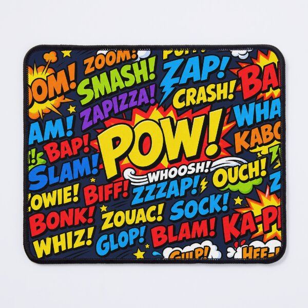 Item preview, Classic Cartoon Sound Effects – Retro BOOM POW ZAP Comic Book Chaos designed and sold by MischiefFoundry.