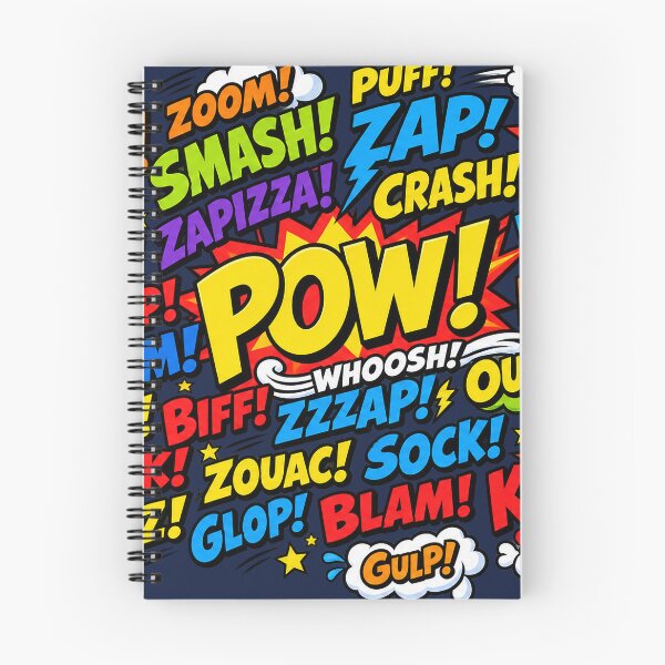 Item preview, Classic Cartoon Sound Effects – Retro BOOM POW ZAP Comic Book Chaos designed and sold by MischiefFoundry.