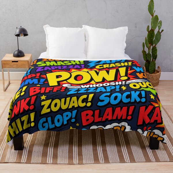 Item preview, Classic Cartoon Sound Effects – Retro BOOM POW ZAP Comic Book Chaos designed and sold by MischiefFoundry.