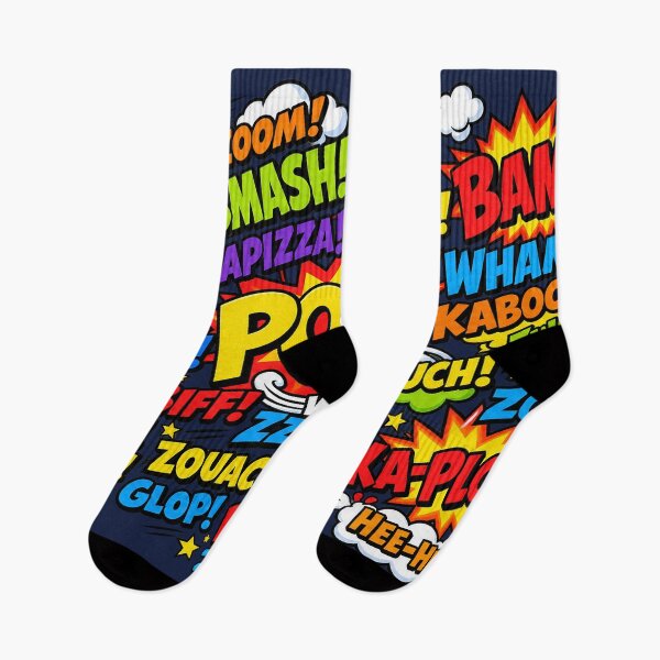 Item preview, Classic Cartoon Sound Effects – Retro BOOM POW ZAP Comic Book Chaos designed and sold by MischiefFoundry.