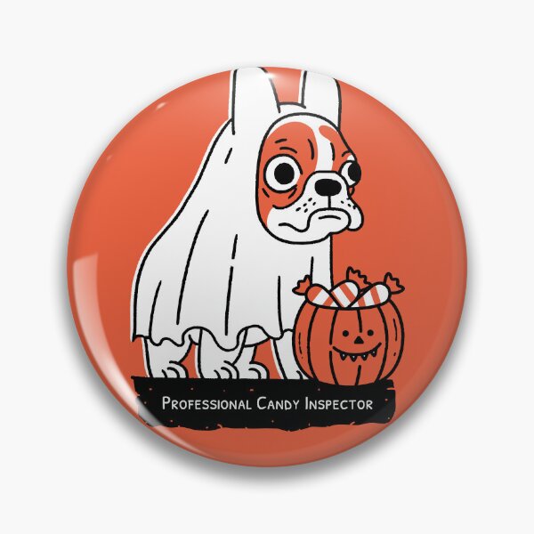 Item preview, Professional Candy Inspector French Bulldog With Ghost Costume designed and sold by MZS Studio.