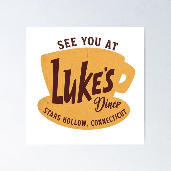 Item preview, Luke's Diner See You Movies Fan Art designed and sold by Olena Du.