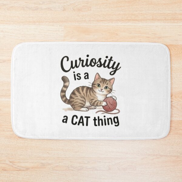 Item preview, Curiosity Is a Cat Thing — Cute Cat Lover Design designed and sold by Tipsy24.