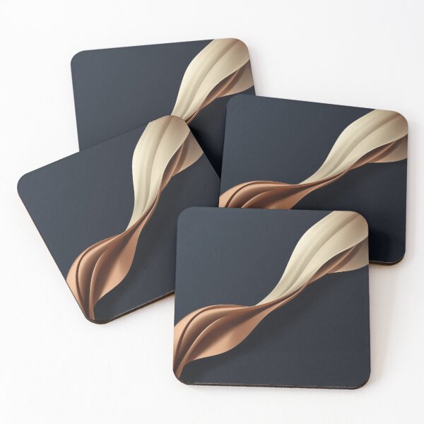 Item preview, Golden Capital Flow Abstract Metallic Wave designed and sold by Zaramodo.