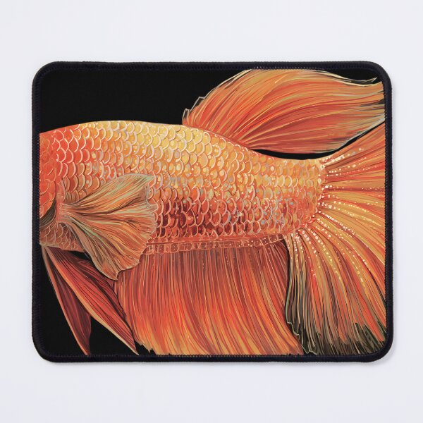 Item preview, Orange male betta designed and sold by ScienceRex.