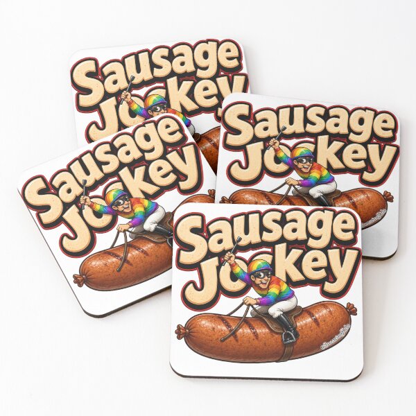 Item preview, Sausage Jockey designed and sold by SwearingKids.