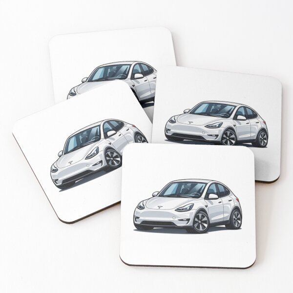 Item preview, Cartoon Style Tesla Model Y designed and sold by Car-toons!.