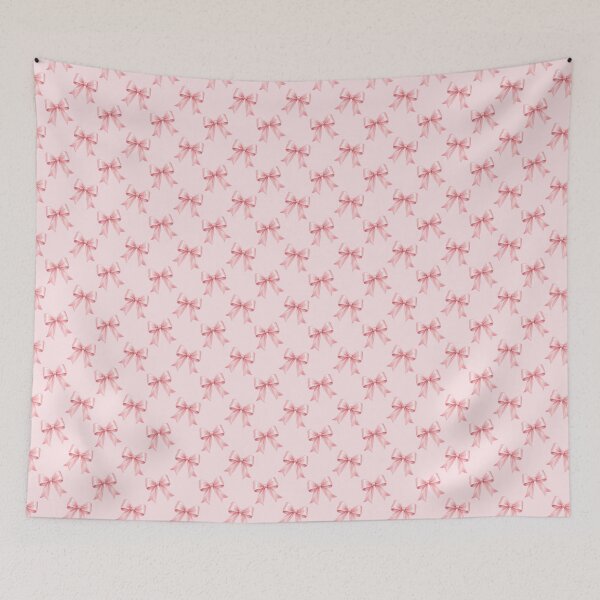 Item preview, Seamless Pattern Pink Bow | Cute Ribbon Bows Design | Coquette Ribbon Pattern Gift For Girls | Aesthetic Pink Bows Gift For Students | Preppy Pink Bows Seamless Pattern designed and sold by VivaFy.