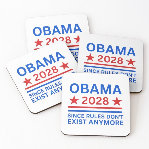 Item preview, Obama 2028 Since Rules Don'T Exist Anymore Stars designed and sold by RoadhouseRStore.