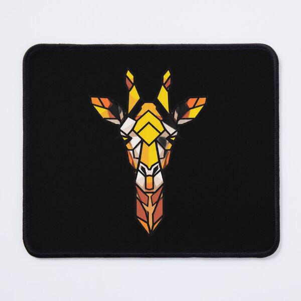 Item preview,  ​Golden Geo Giraffe – Abstract Low Poly Art ✨ ​ designed and sold by GeoBeast.