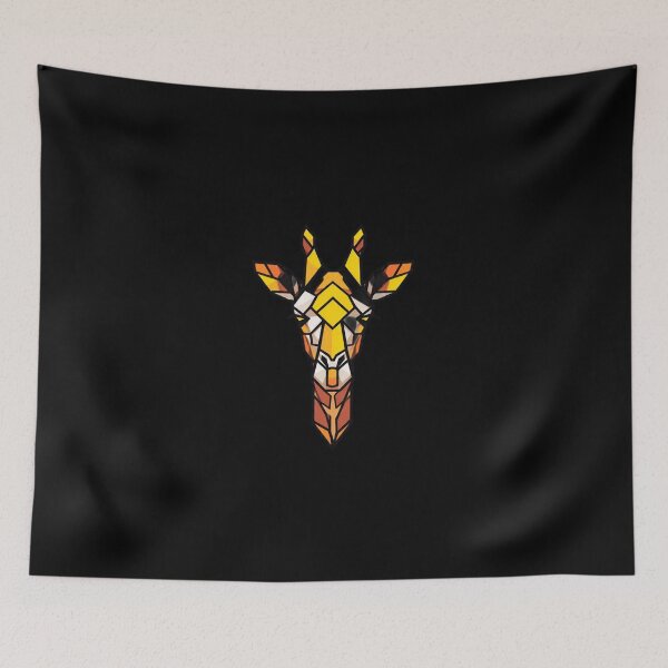 Item preview,  ​Golden Geo Giraffe – Abstract Low Poly Art ✨ ​ designed and sold by GeoBeast.