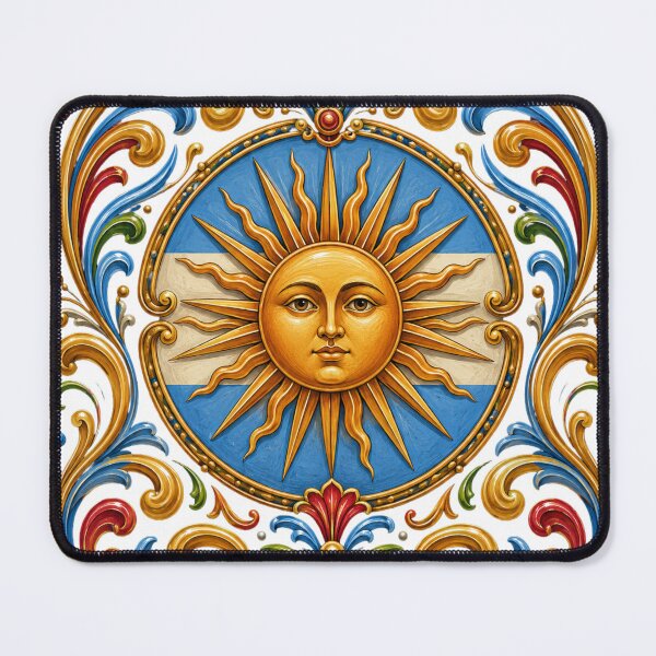 Item preview, Sun of May Fileteado – Argentine Art and Symbol designed and sold by Esencia Argentina.