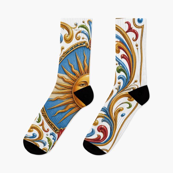 Item preview, Sun of May Fileteado – Argentine Art and Symbol designed and sold by Esencia Argentina.