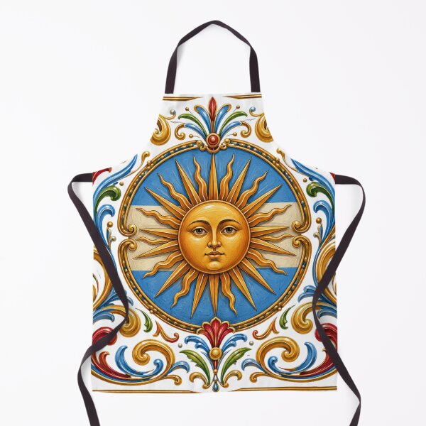 Item preview, Sun of May Fileteado – Argentine Art and Symbol designed and sold by Esencia Argentina.