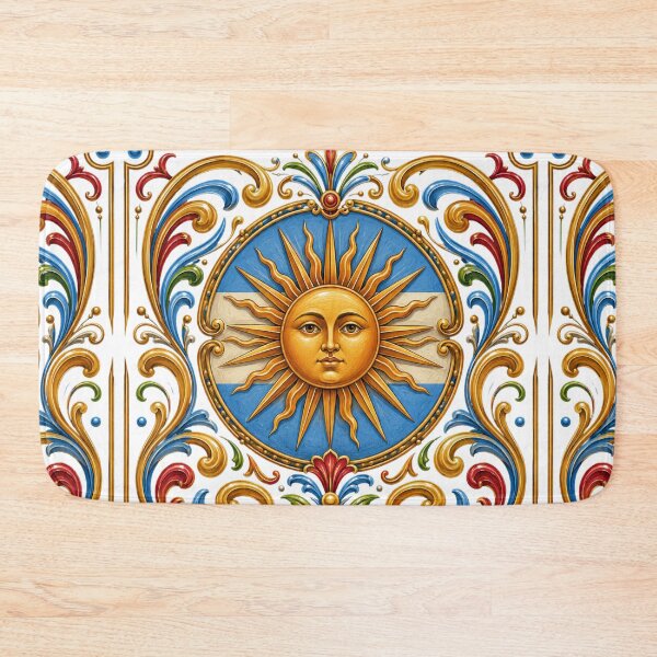 Item preview, Sun of May Fileteado – Argentine Art and Symbol designed and sold by Esencia Argentina.