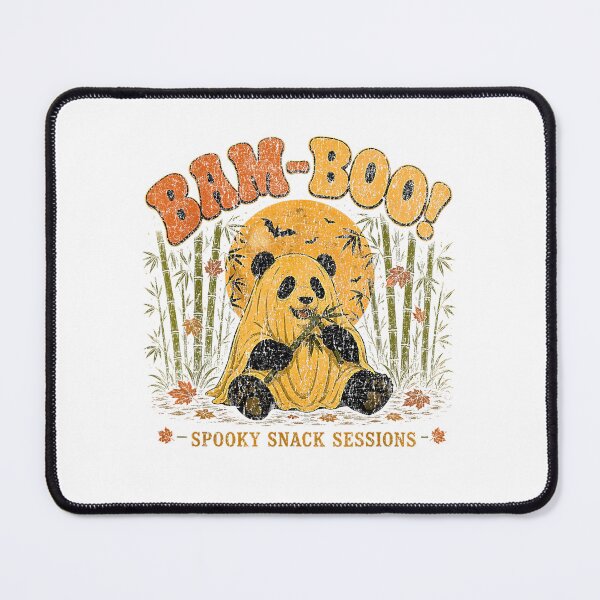 Item preview, Bam-Boo Funny Ghost Panda Cute Halloween Vintage Autumn designed and sold by Rahamkshop.