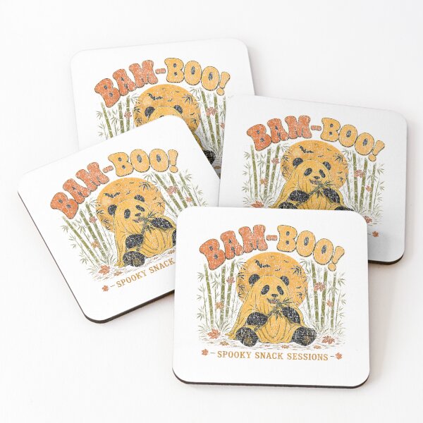 Item preview, Bam-Boo Funny Ghost Panda Cute Halloween Vintage Autumn  designed and sold by Rahamkshop.