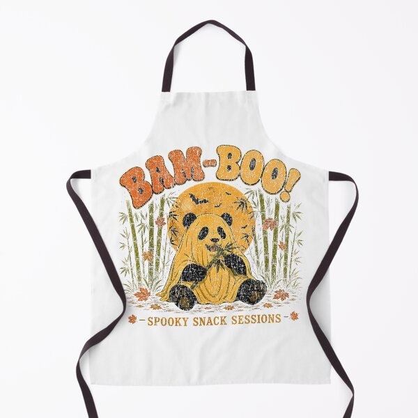 Item preview, Bam-Boo Funny Ghost Panda Cute Halloween Vintage Autumn  designed and sold by Rahamkshop.