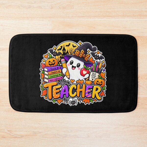 Item preview, Teacher Halloween Gift Cute Ghost Apple Classroom Style designed and sold by Corvoria.
