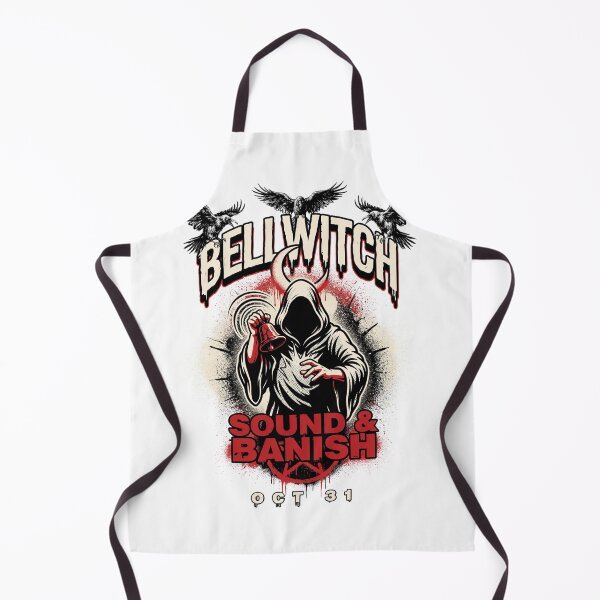 Item preview, Bellwitch Sound & Banish T-Shirt | Occult Ritual Bell Halloween Graphic Tee v3 designed and sold by DarylWelsh2024.
