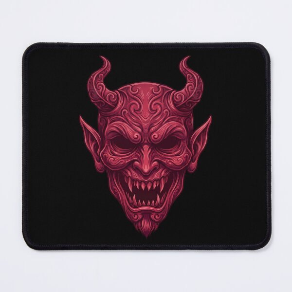 Item preview, The Devil Red Demon Head – Dark Gothic Evil Art designed and sold by WordPlayStudio.