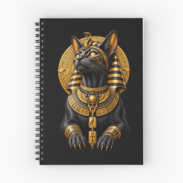 Item preview, Egyptian Anubis Cat Golden Egyptian Art designed and sold by GRFORA.