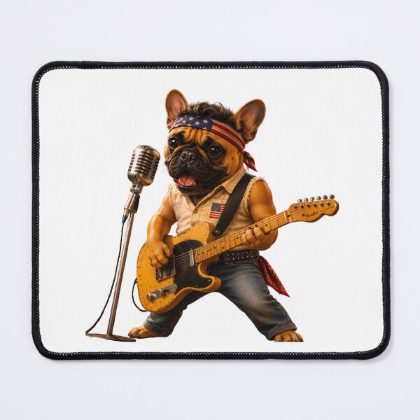 Item preview, French Bulldog, Bruce Springsteen ‘The Boss’ designed and sold by SmARTNiki.