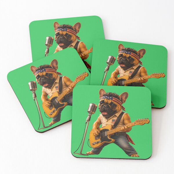Item preview, French Bulldog, Bruce Springsteen ‘The Boss’ designed and sold by SmARTNiki.