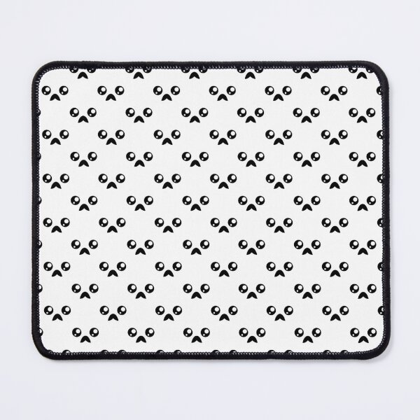 Item preview, Adorable kawaii moustache face pattern designed and sold by BlushyPrint.