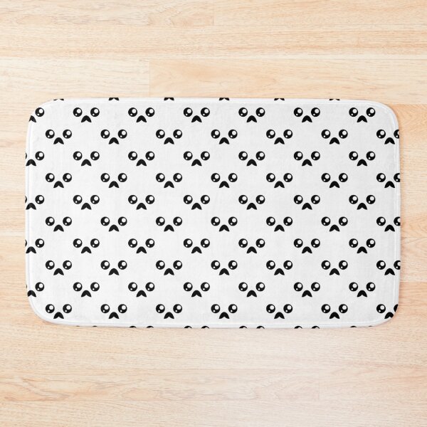 Item preview, Adorable kawaii moustache face pattern designed and sold by BlushyPrint.
