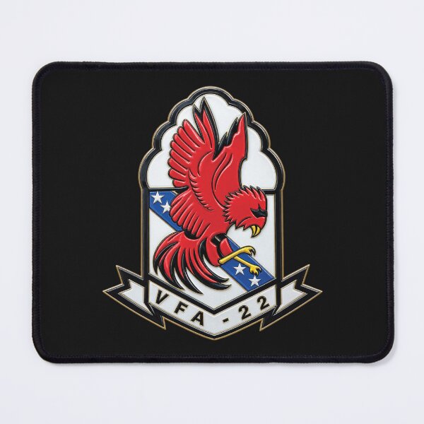 Item preview, Strike Fighter Squadron 22nd - SSI without Txt - Fighting Redcocks - 3D - Enhanced designed and sold by Military Insignia Products.