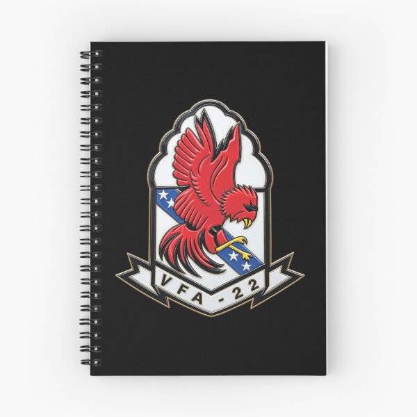 Item preview, Strike Fighter Squadron 22nd - SSI without Txt - Fighting Redcocks - 3D - Enhanced designed and sold by Military Insignia Products.