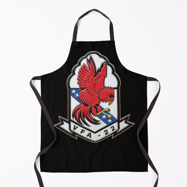 Item preview, Strike Fighter Squadron 22nd - SSI without Txt - Fighting Redcocks - 3D - Enhanced designed and sold by Military Insignia Products.