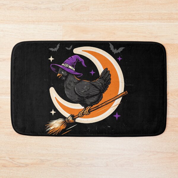 Item preview, Black Hen Witch – Halloween Moon Magic designed and sold by FloraVulpes.
