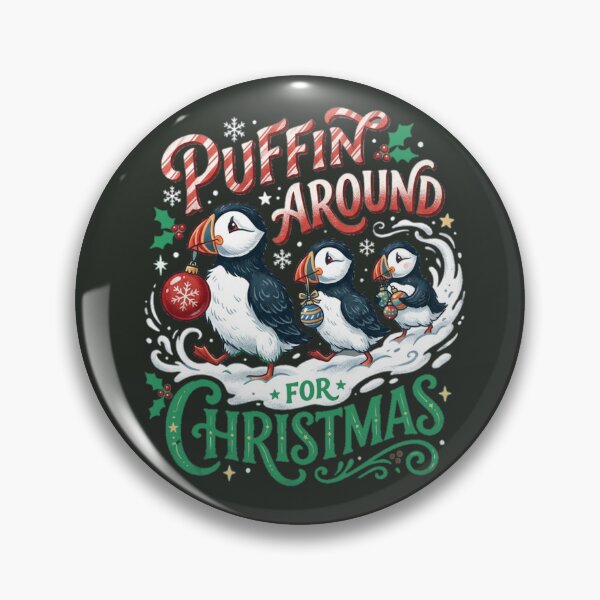 Item preview, Puffin Around For Christmas designed and sold by PunchDrop.
