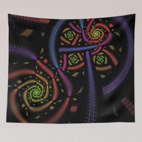 Item preview, Intertwined Bio-Circuit Vortex designed and sold by bloorose.