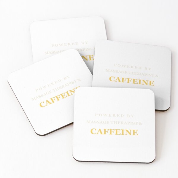 Item preview, Powered By Massage Therapist & Caffeine - Massage Therapist designed and sold by RetroThreadWorks.
