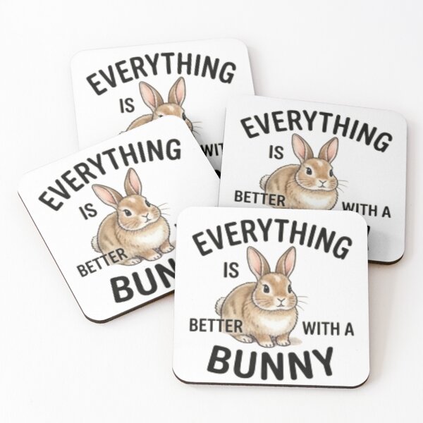 Item preview, Everything Is Better With a Bunny — Cute Rabbit Lover Design designed and sold by Tipsy24.