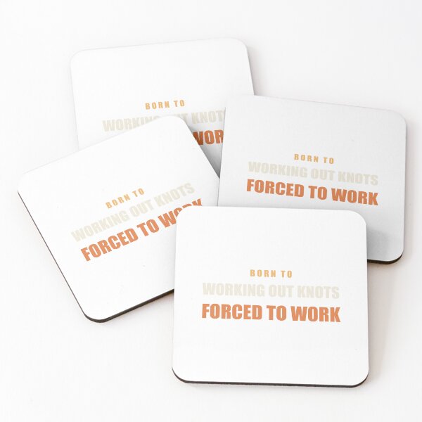 Item preview, Born To Working Out Knots Forced To Work - Massage Therapist designed and sold by RetroThreadWorks.