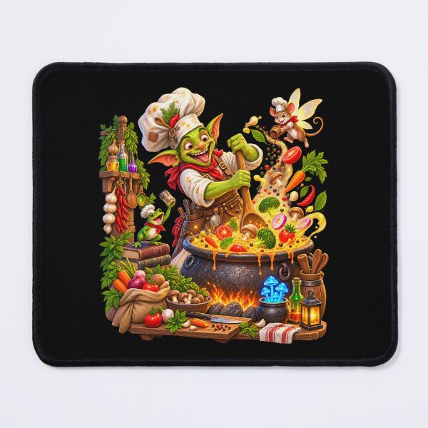 Artikelvorschau, Goblin Chef Magical Cauldron Fantasy entworfen und verkauft von MrDev.