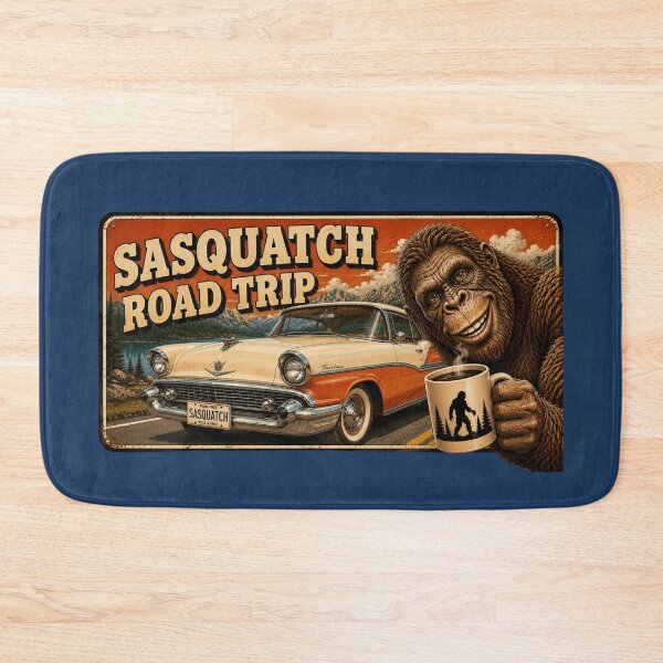 Item preview, Sasqutch road trip designed and sold by BigfeetLittlepaws.