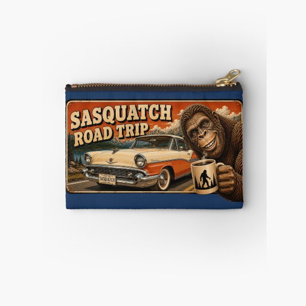 Item preview, Sasqutch road trip designed and sold by BigfeetLittlepaws.