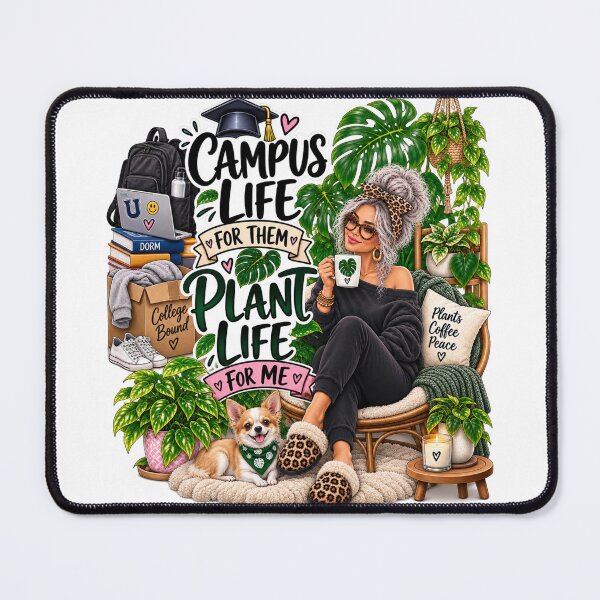 Item preview, Campus Life for Them Plant Life for Me – Funny College Mom Plant Mom designed and sold by CottageGardenCo.