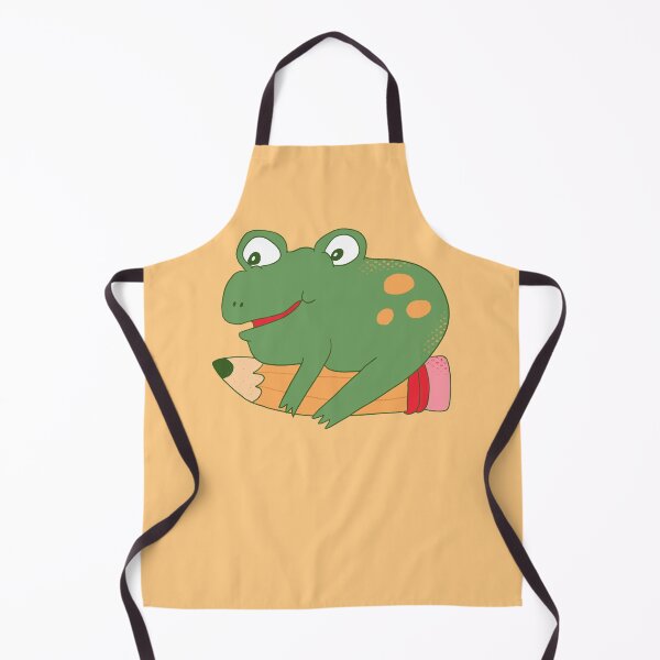 Item preview, Bean The Frog Riding Pencil designed and sold by yellowflowerhut.